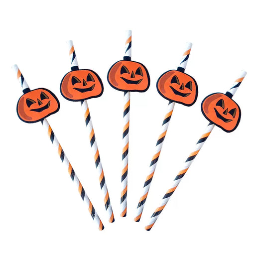 Halloween Straws Pack Of 5
