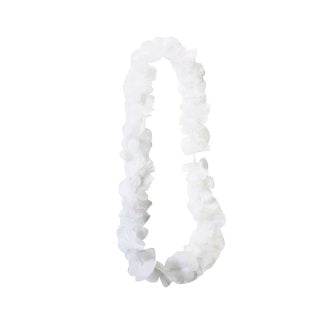 Small Petal Lei - White