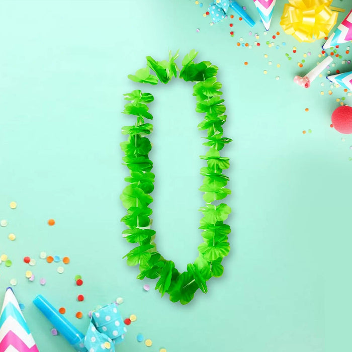 Small Petal Lei - Green