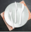 Reusable White Plastic Cutlery Set 18pcs