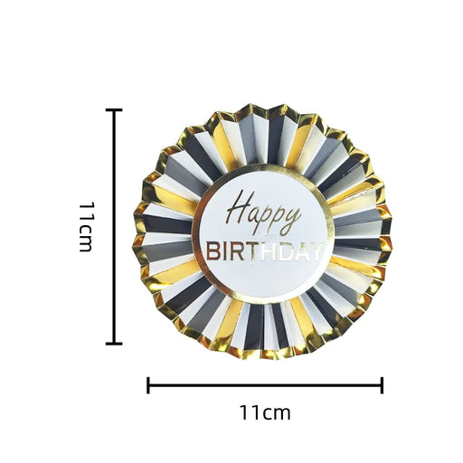 Happy Birthday Foil Badge