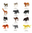 Party Favour Zoo Animal 12 Pcs