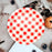Red Gingham 9"Paper Plates Pack Of 20