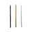 Metallic Candles -White/Black/Gold 12 Pack