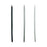 Metallic Candles -White/Black/Silver 12 Pack