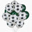 Soccer Balloons Black & White Pack Of 12