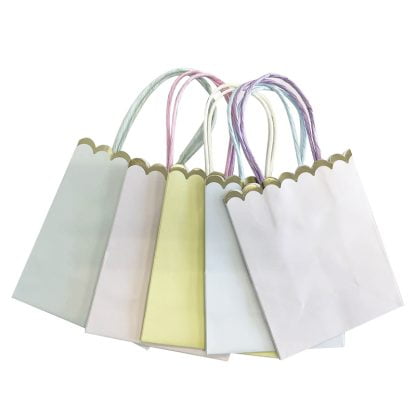 Pastel Paper Party Bags 5 pk