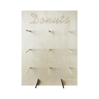 Wooden Donut Stand – 9 Donuts