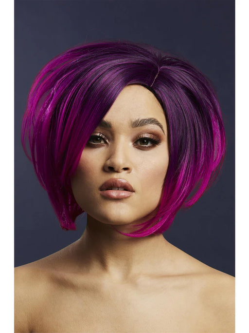 Fever Savanna Wig, True Blend, Purple, Asymmetric Bob, Side Parting, 30cm/ 12inch (Copy)