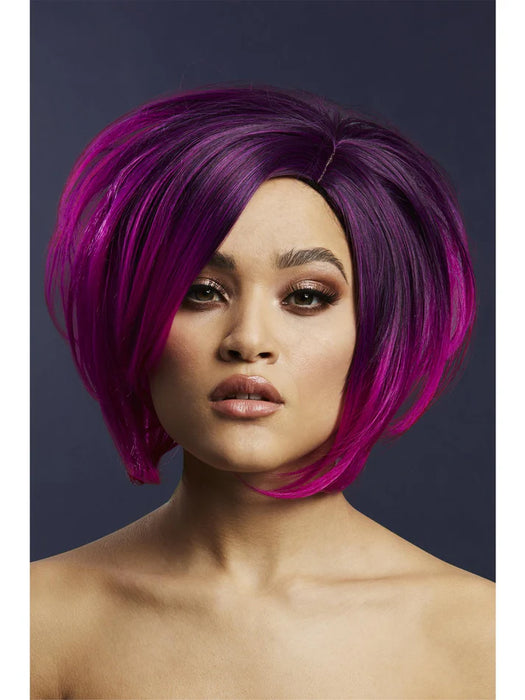 Fever Savanna Wig, True Blend, Purple, Asymmetric Bob, Side Parting, 30cm/ 12inch (Copy)