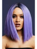 Fever Kylie Wig, Two Toned Blend, Inverted Long Bob, Centre Parting, 37cm/ 15in Violet