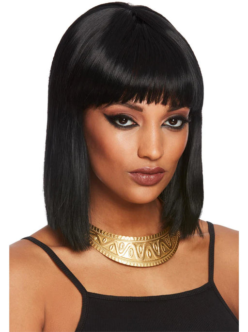 Egyptian Chunky Necklace, Gold with Chain
