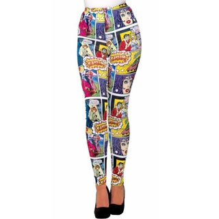 Pop Art Comic Printed Leggings