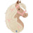 Boho Pony Head Foil Balloon 71cm