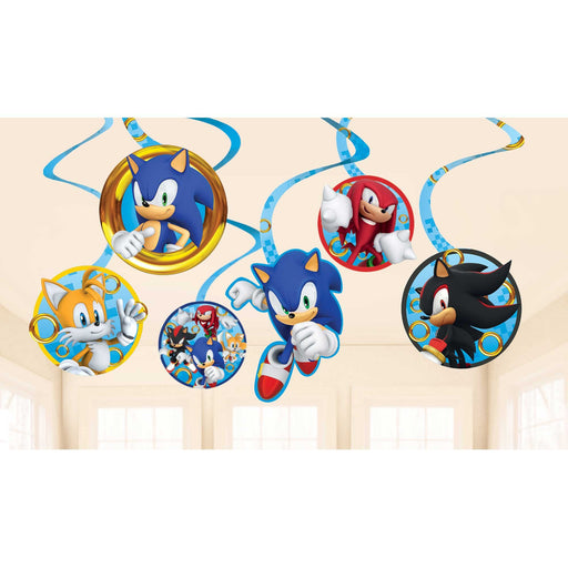 Sonic Swirl Decorations