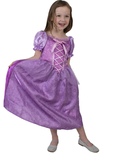 Children's Rapunzel Filagree Costume 4-6 Years