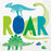 Dinosaur 16 Luncheon Napkins 2ply 33cm x 33cm