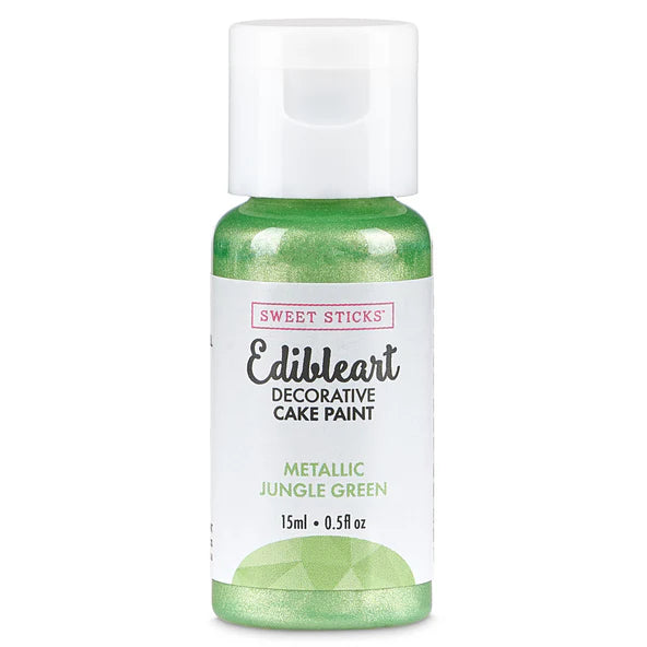Metallic Jungle Green Edibleart Paint 15ml