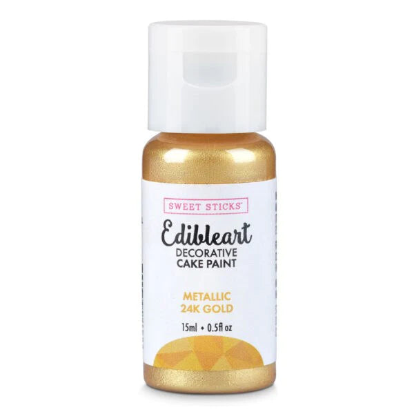 Metallic Gold 24K Edibleart Paint 15ml