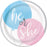 Baby Reveal 8 Paper Plates 18cm (7")