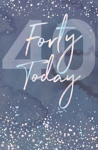 World Greetings Card Birthday - Male 40th