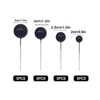 Black Ball Toppers 20Pcs