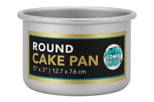 Iconic 5 Inch Round x 3 Inch Deep Cake Pan/Tin