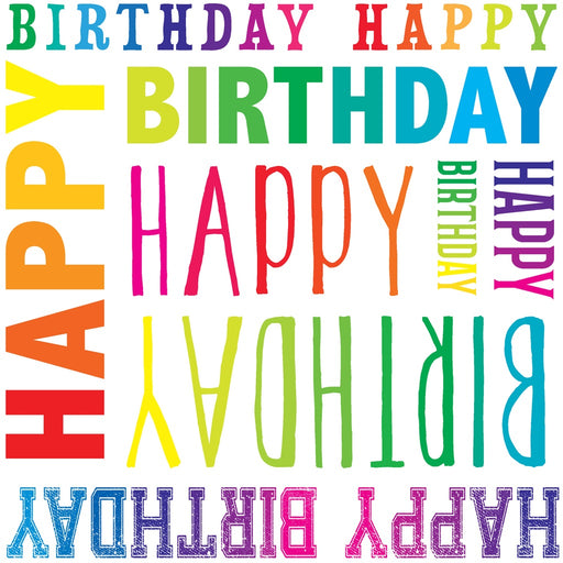 Folded Gift Wrap Happy Birthday