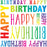 Folded Gift Wrap Happy Birthday