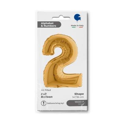 Grabo Foil Balloon 35 cm Gold 2