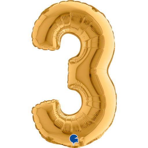 Grabo Foil Balloon 35 cm Gold 3