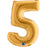Grabo Foil Balloon 35 cm Gold 5
