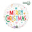 Betallic Foil 46cm (18") Christmas Colourful Snowflakes