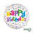 Happy Birthday Cue The Confetti Foil Balloon 46cm