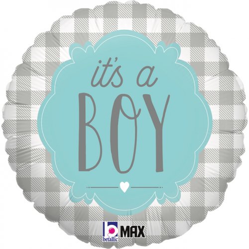 Its A Boy Foil Balloon 18" 45cm