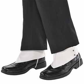 White Gangster Spats