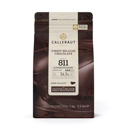 Callebaut 811 Dark Bittersweet Callets 54.5% 1kg ON SALE