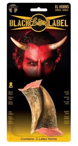 Black Label Latex - Extra Large Devil Horns