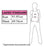 Women's Standard size chart: bust 91–97 cm and waist 69–76 cm, approximate measurements