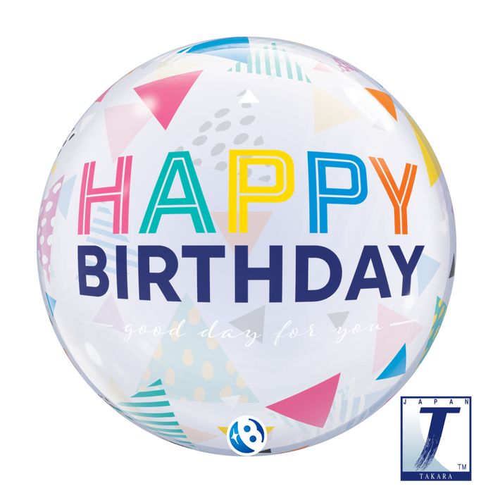 Takara Happy Birthday Triangles Bubble 22''/56cm