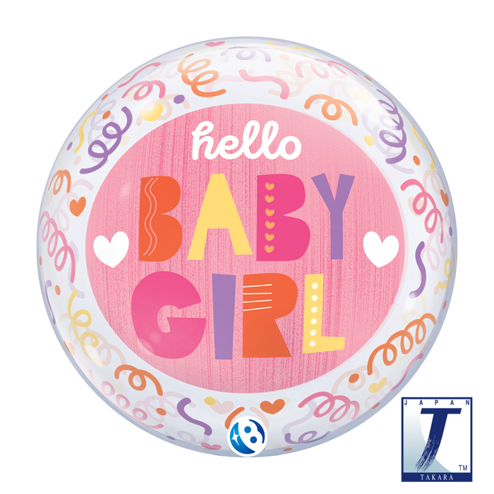 Takara Baby Girl Streamers 22''/56cm Bubble