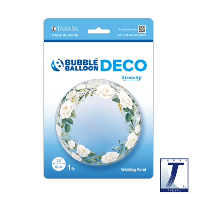 Takara Floral Wedding Deco Bubble Balloon 60cm