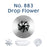 No. 883 Drop Flower Piping Tip