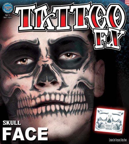 Fx Face Tattoo - Full Skull Face