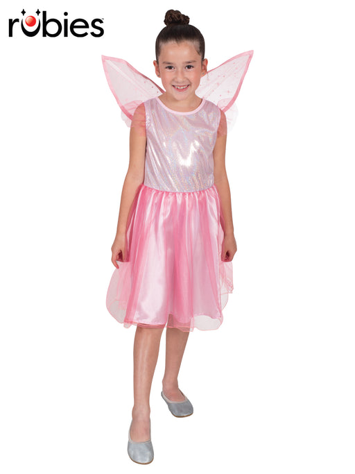 Kids Pretty In Pink Fairy Costume 3-5