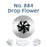 No. 884 Drop Flower Piping Tip