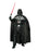 Full-length black Darth Vader deluxe adult costume with mask, cape, belt and boot tops; lightsaber and shoes not included
