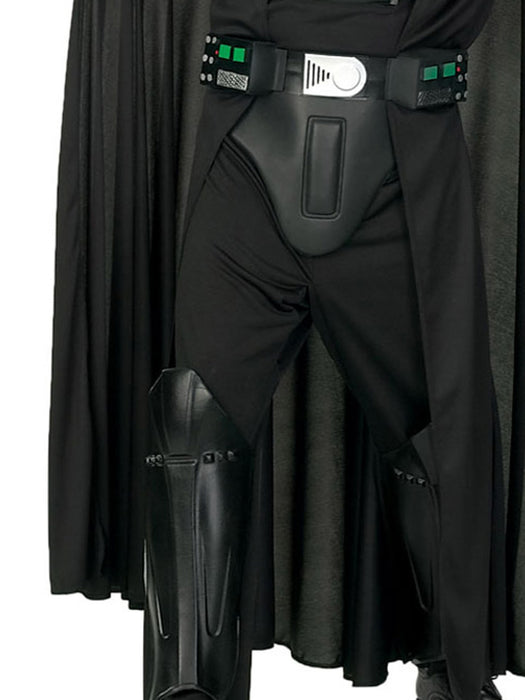 Darth Vader deluxe costume belt, codpiece and attached boot tops with shin guards