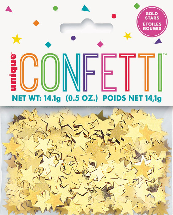 Gold Stars Confetti 14g