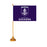 Fremantle Dockers AFL desk flag with purple team logo, gold stand and pole